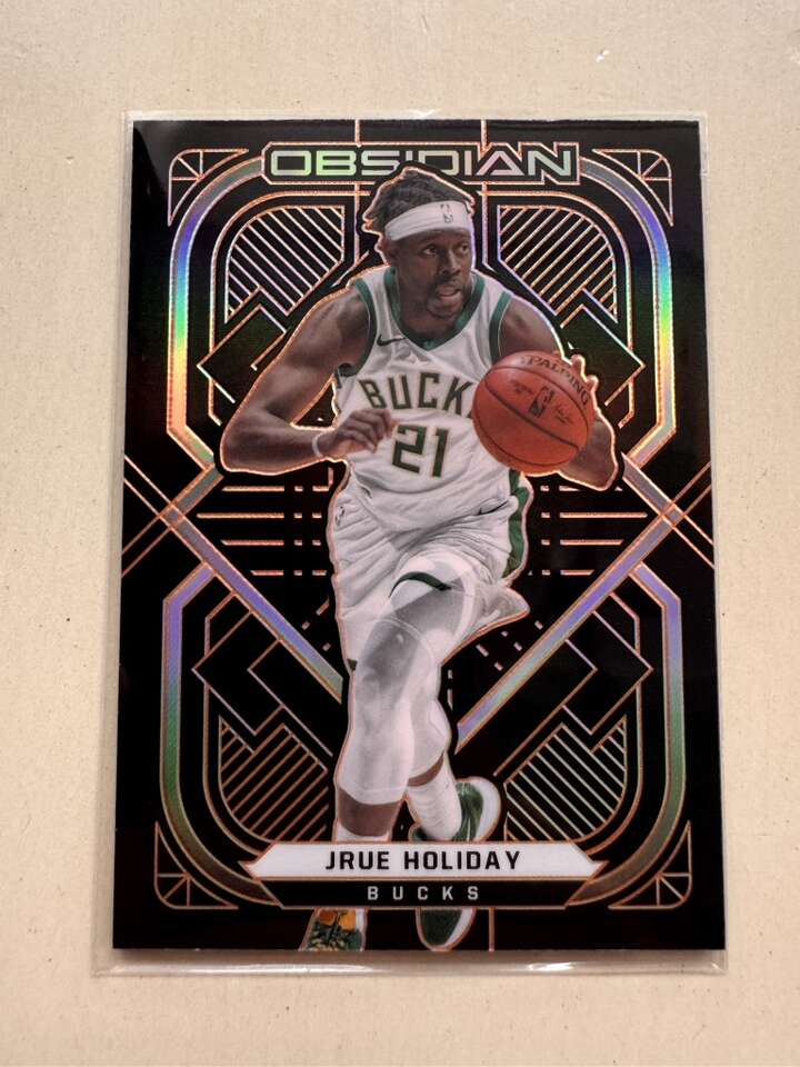2020 Obsidian Basketball Jrue Holiday Orange /50