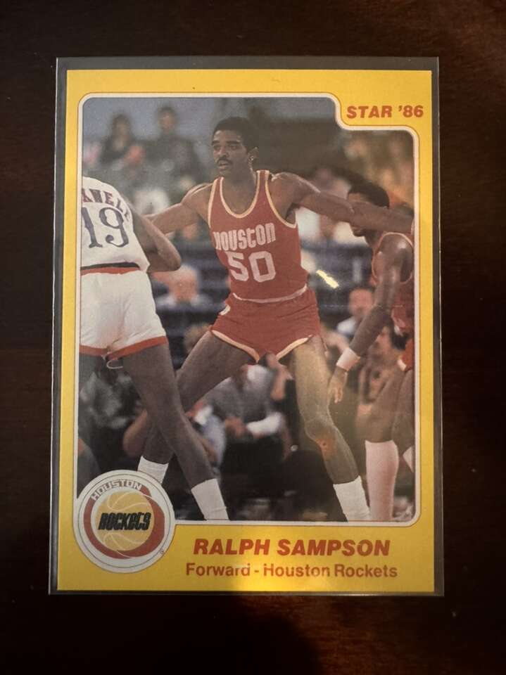 1986 Star Ralph Sampson #24 Houston Rockets