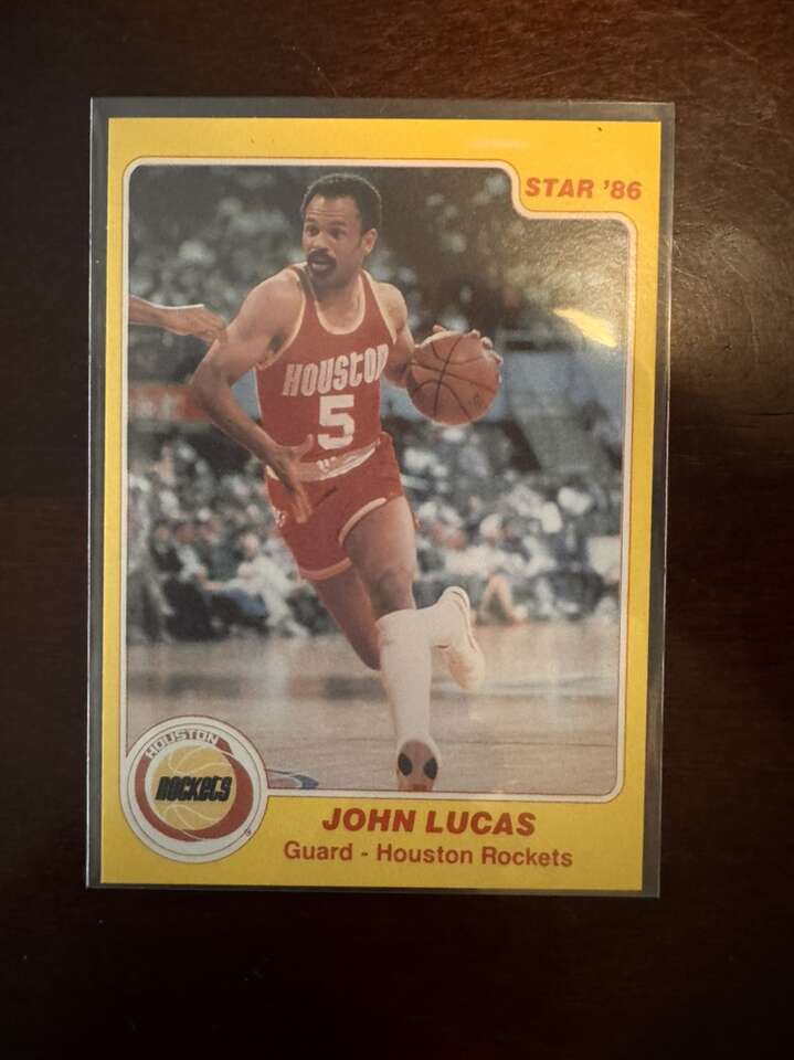 1986 Star John Lucas #21 Houston Rockets