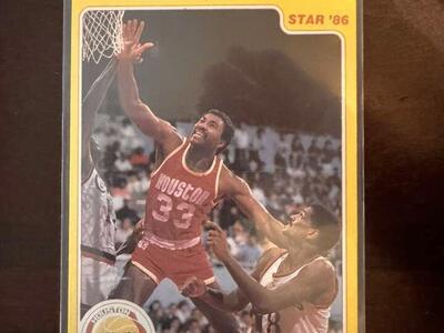 1986 Star Robert Reid #21 Houston Rockets
