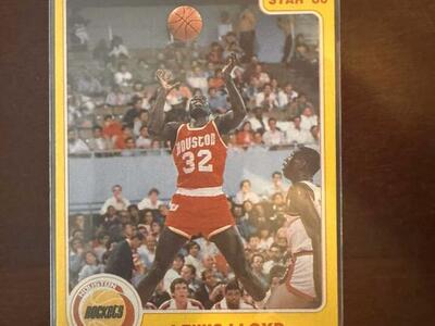 1986 Star Lewis Lloyd #21 Houston Rockets