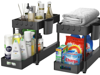 brand new in box Under Sink Organizers 2 Pack