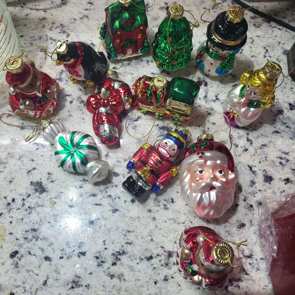 Mercury Glass ornaments