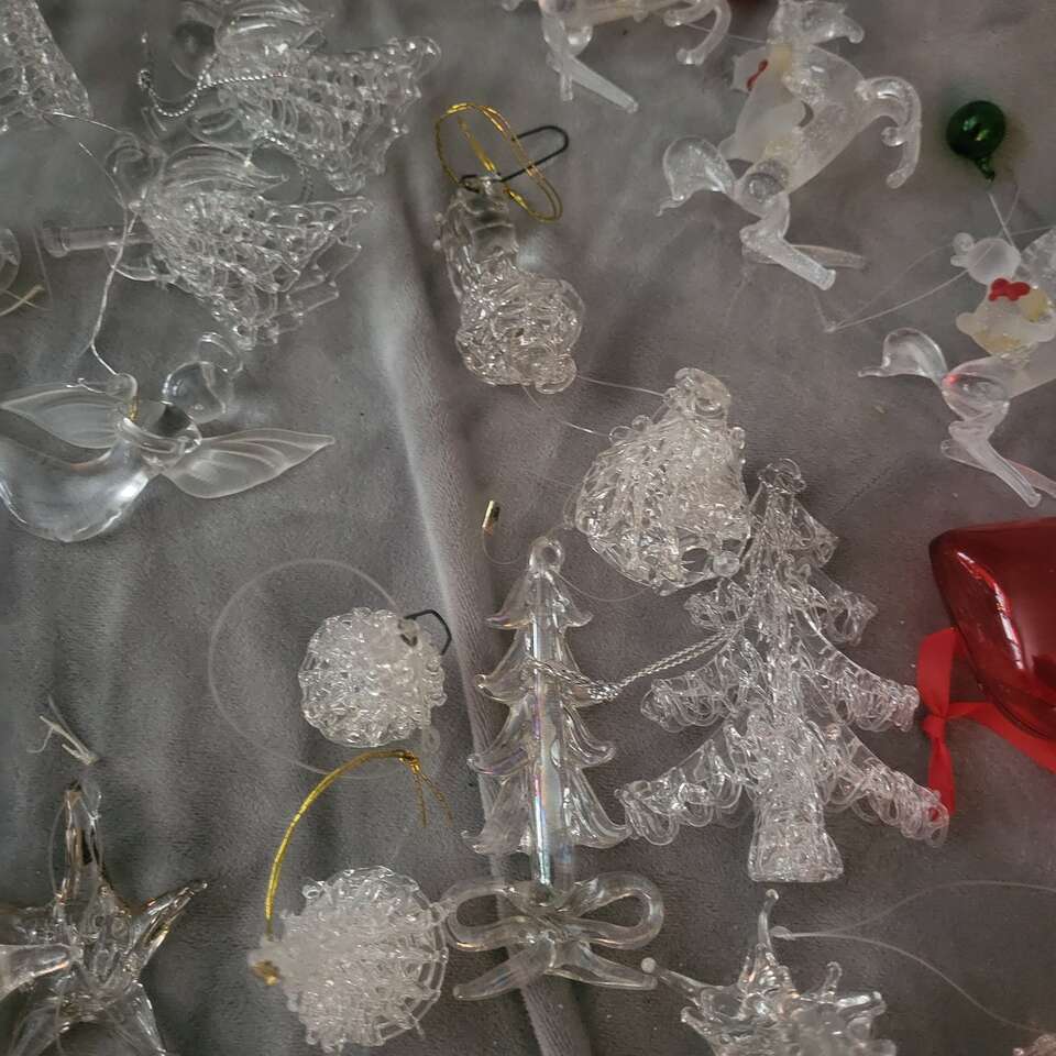 vintage blown glass ornaments