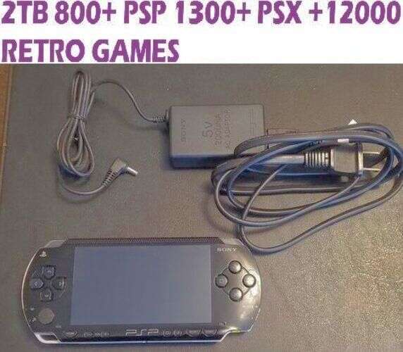 2tb PlayStation PSP mod 128GB 15000games