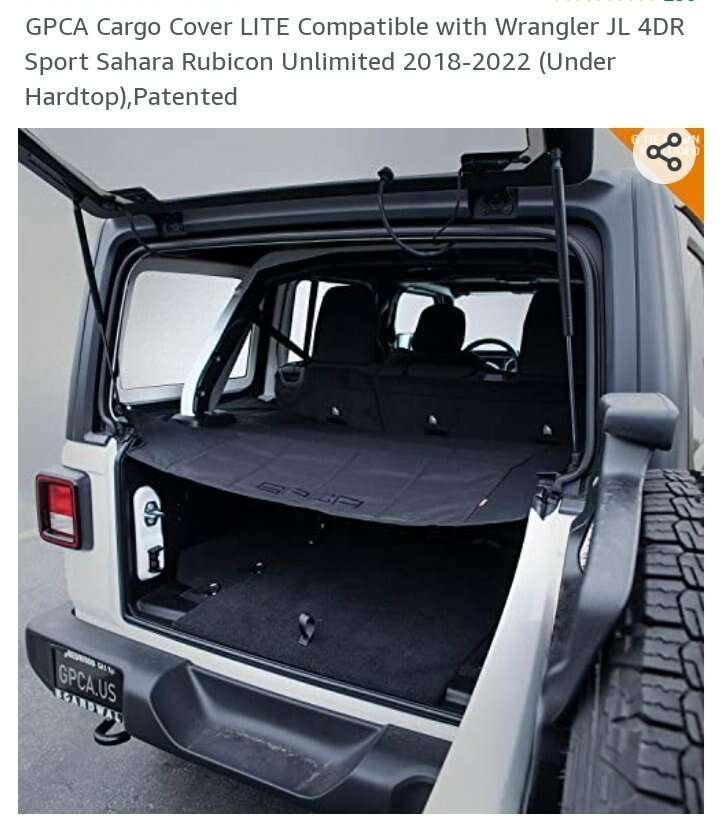 Brand New GPCA Cargo Cover