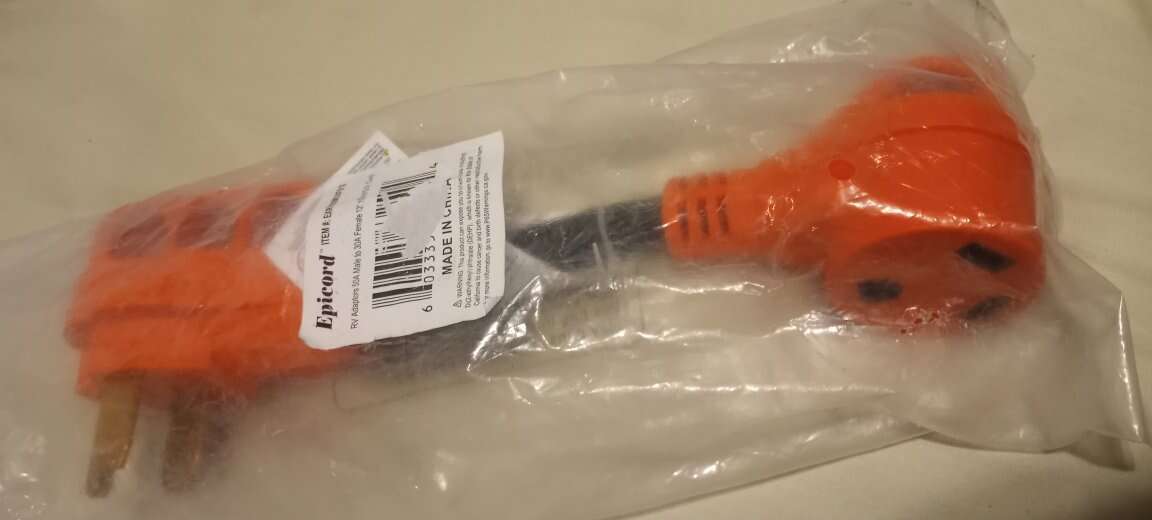 New RV Adaptors 50A to 30A 12" Epicord