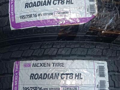 2 New Nexen 195/75r16 Range D
