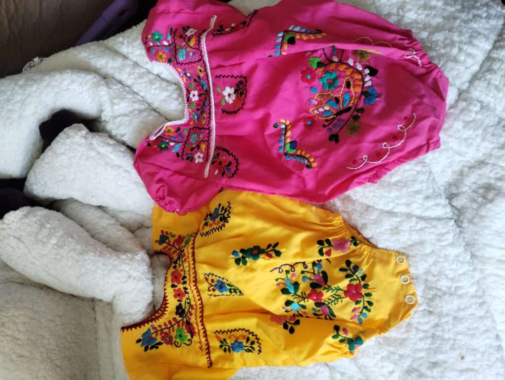 6, 12, 18 month Mexican handcrafted onzies