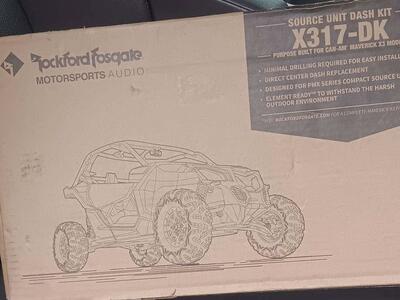 New Can Am X3 Rockford Fosgate dash kit