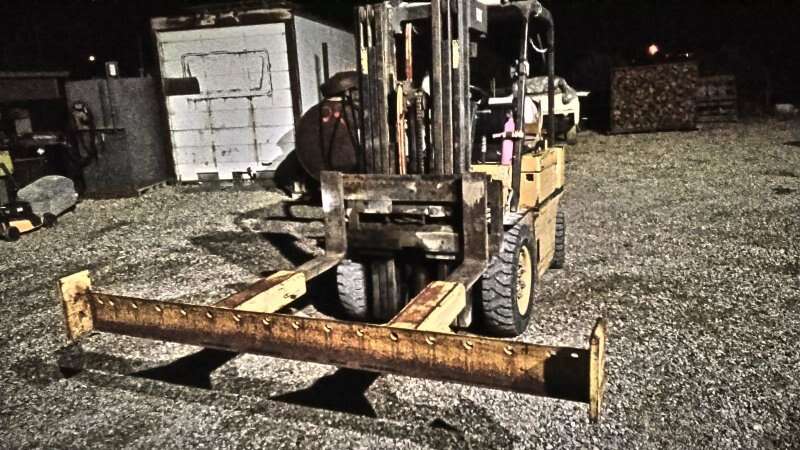 snow plow, grader blade,