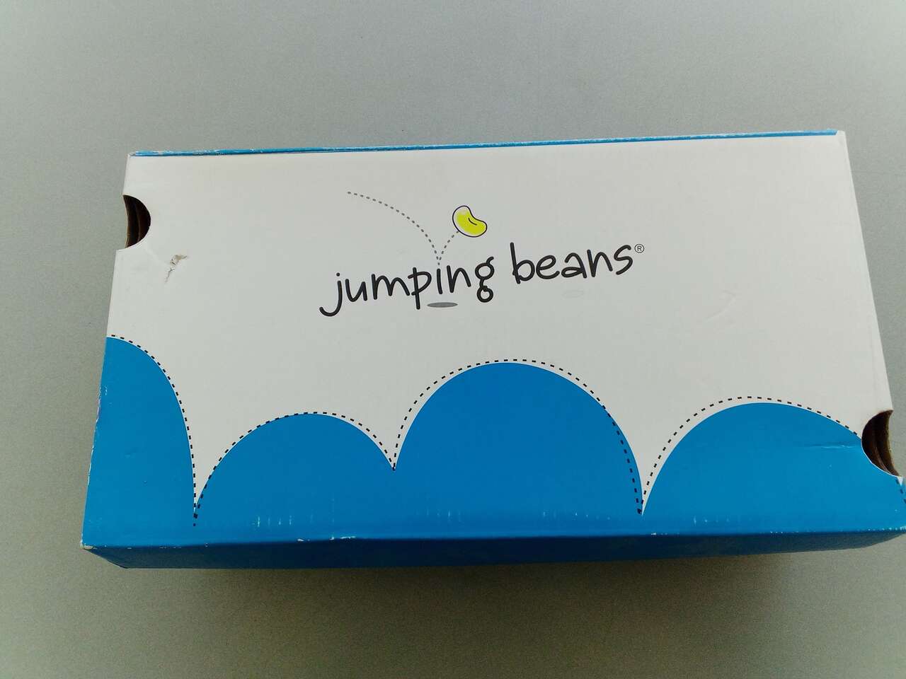 Boys "Jumping Beans" Blue Orange Shoes Size 3, New