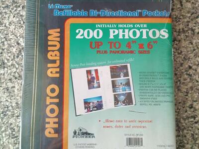 Pioneer Photo Album Le Memo Refillable Bi-Directional Pockets