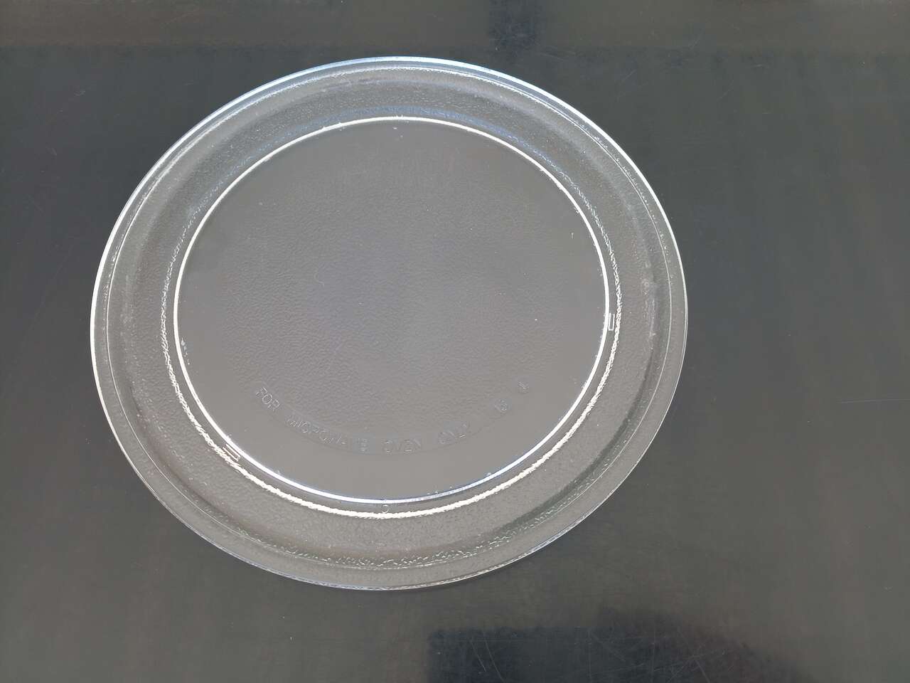 Microwave Turntable Plate- Glass 9.5" - Track Operated - GE