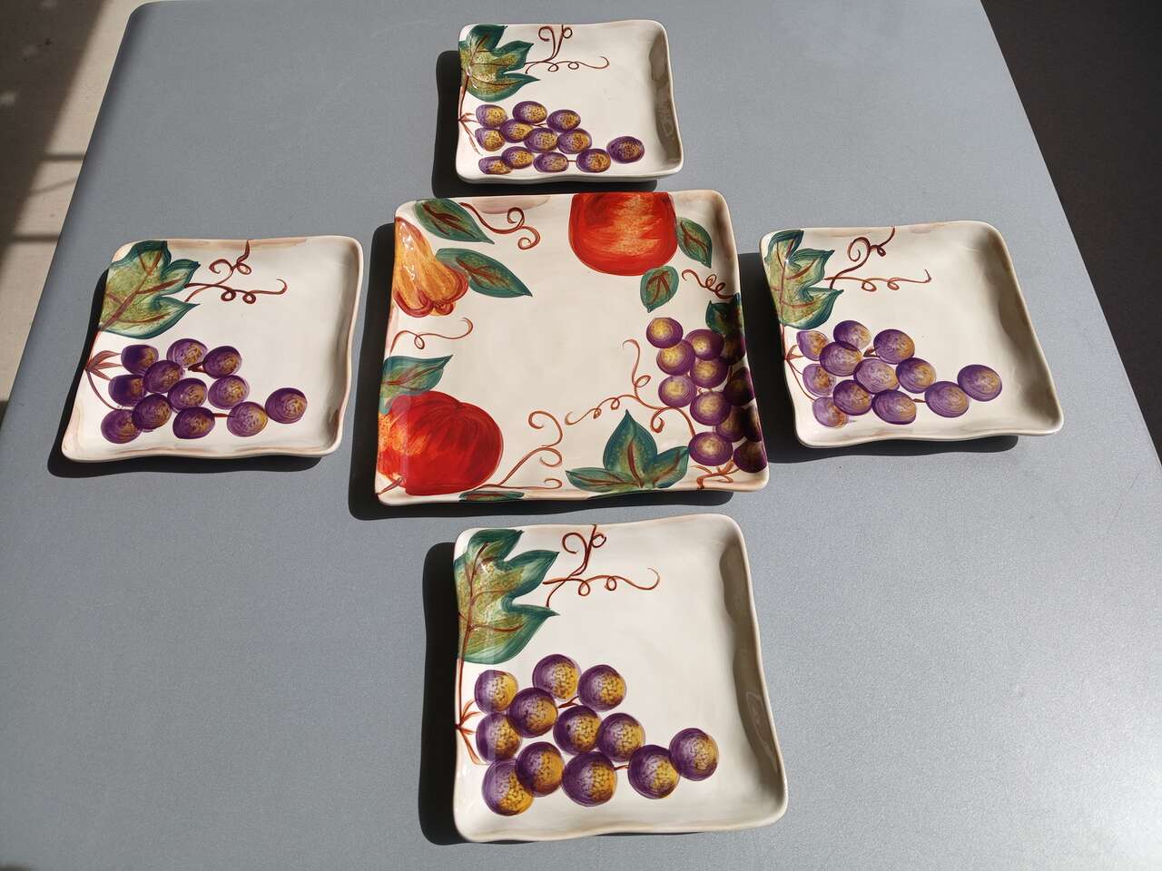 Tabletops Corsica Venetian Line of Ceramic Square Tableware