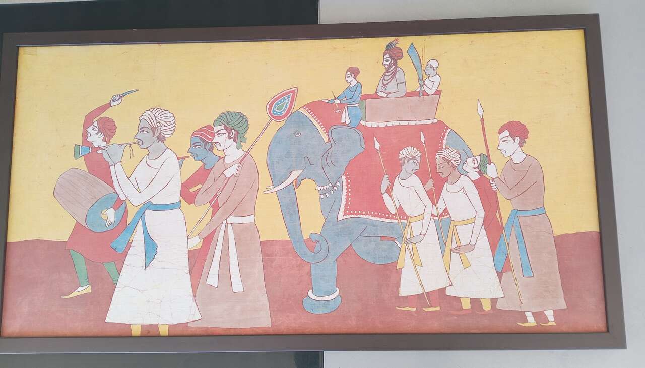 Royal Procession Framed Print 4'x25.5"