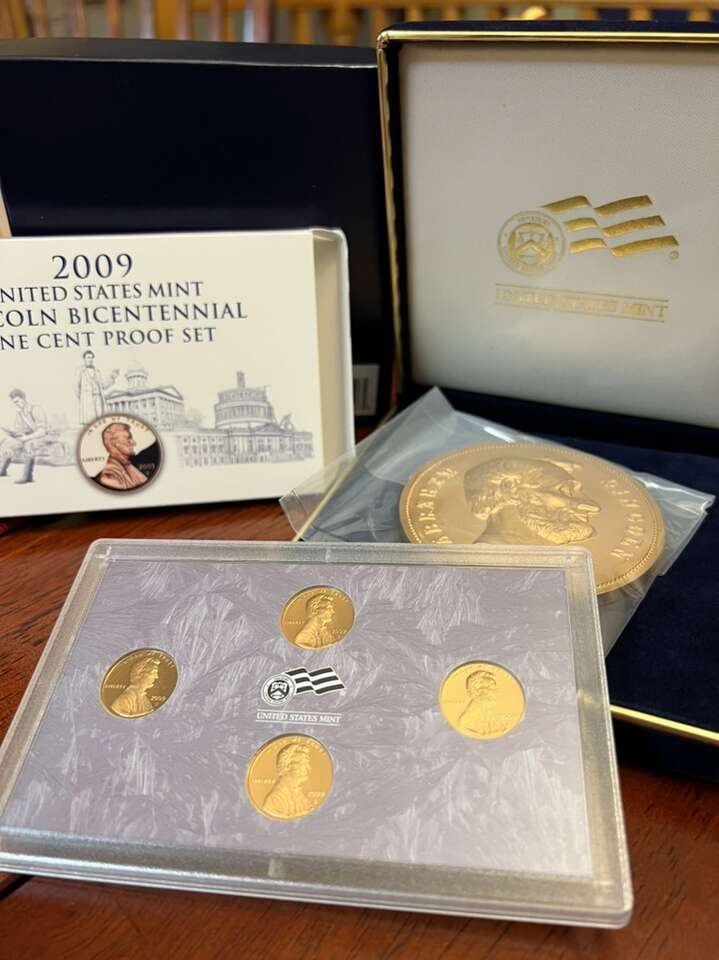 Lincoln Bicentennial Penny & Proof & Medal Set