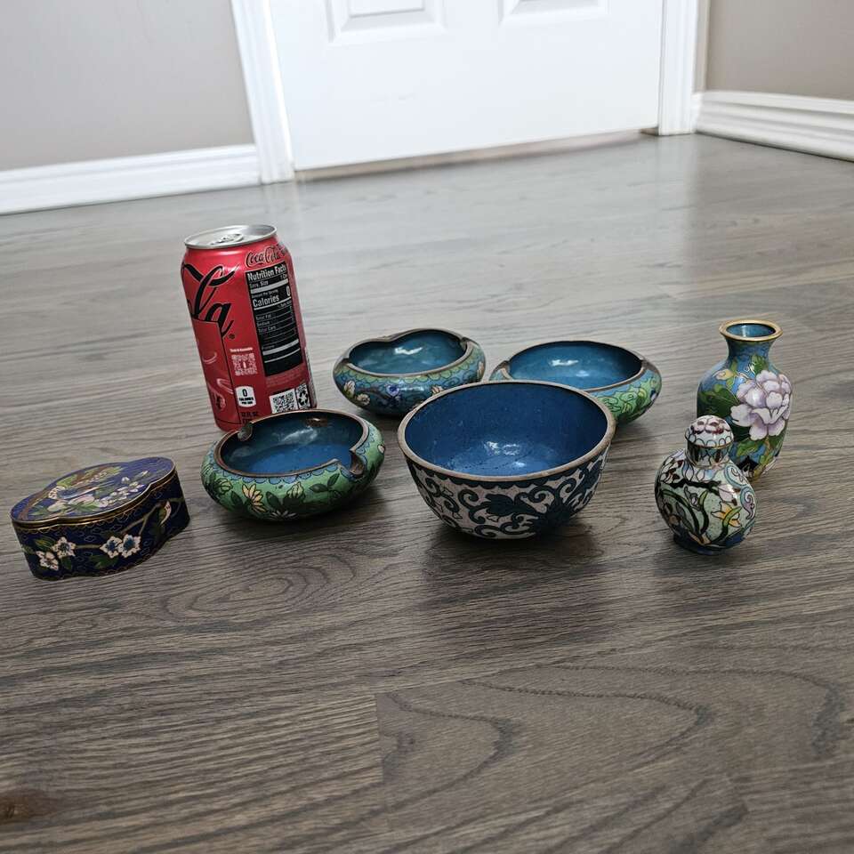 antique Chinese cloisonne