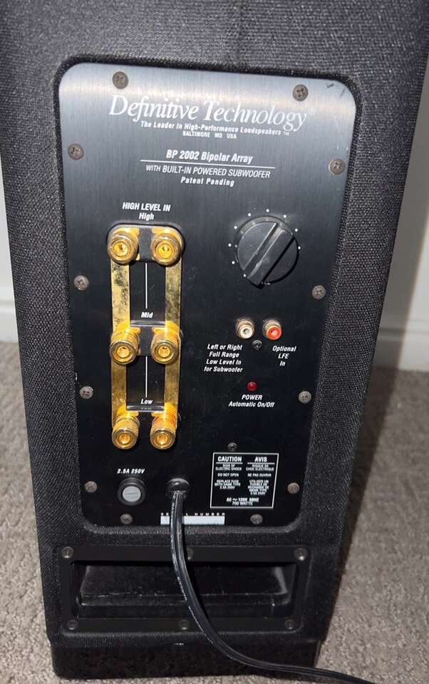 Definitive Technology BP2002 Audiophile Speaker