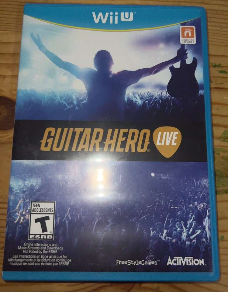 Guitar Hero Live Nintendo Wii U + Dongle