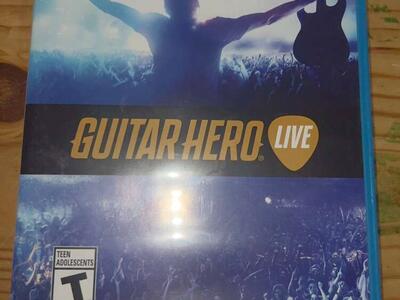 Guitar Hero Live Nintendo Wii U + Dongle