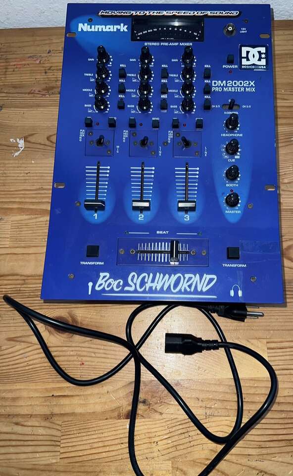 Numark DM 2002X Pro Master Mix DJ Mixer