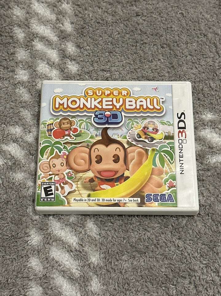 Super Monkey Ball 3-D For Nintendo 3DS