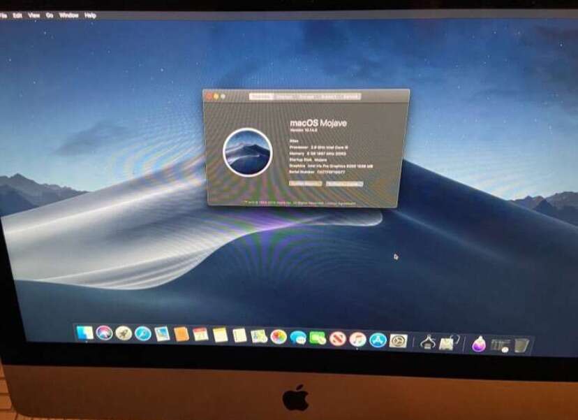 21.5 inch iMacs 2019 to 2017