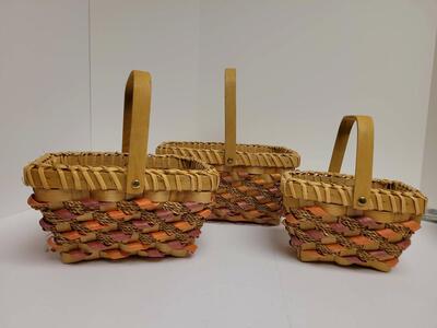 Lot of 3: Nesting Baskets