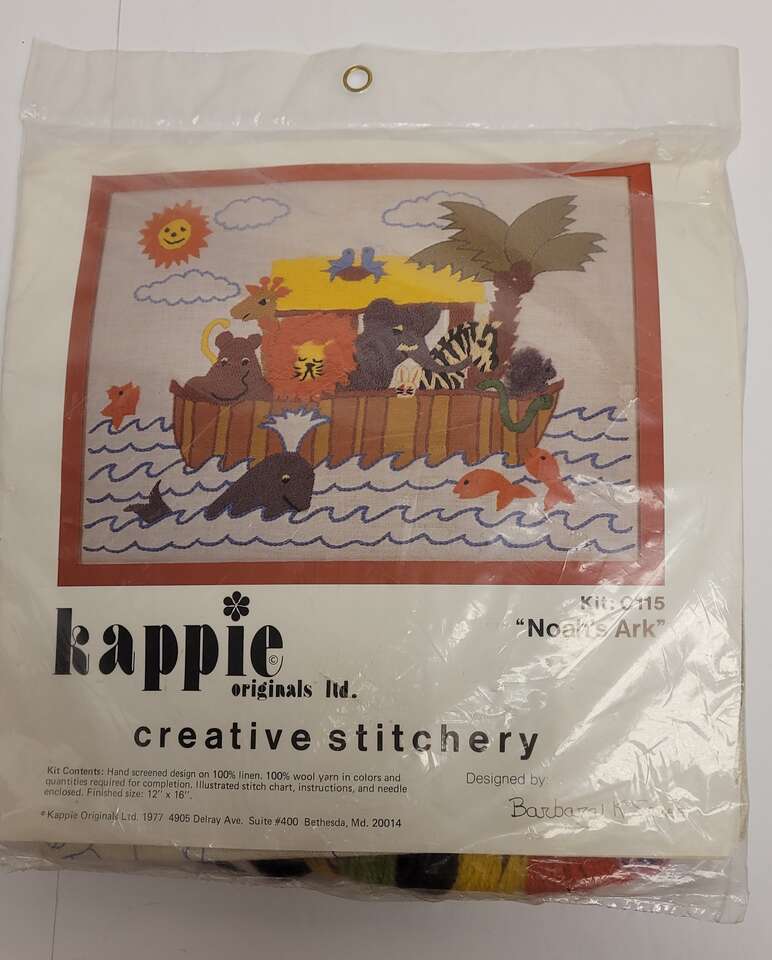 Kappie Originals ltd "Noah's Ark" Creative Stitchery Kit