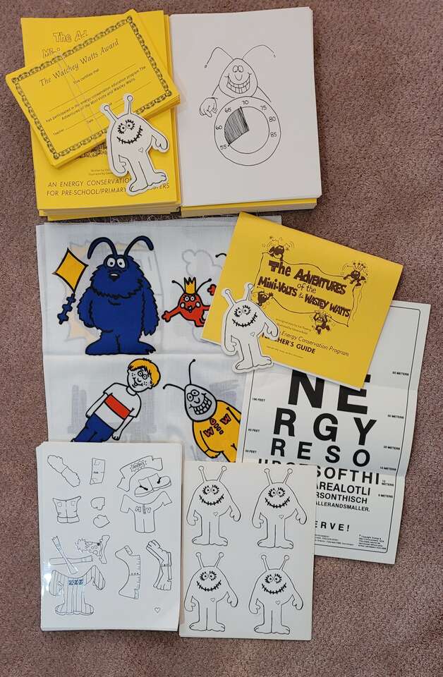 Preschool Conservation Curriculum "The Adventures of Mini-Volts and Wasty Watts"