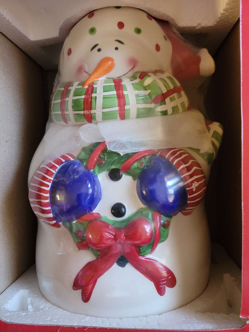 New Snowman cookie jar