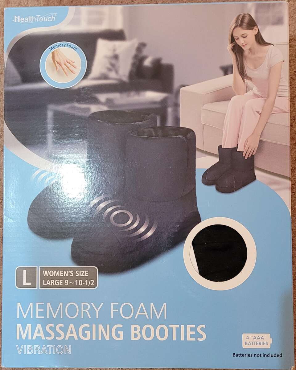 New Women's Memory Foam Massaging Booties
