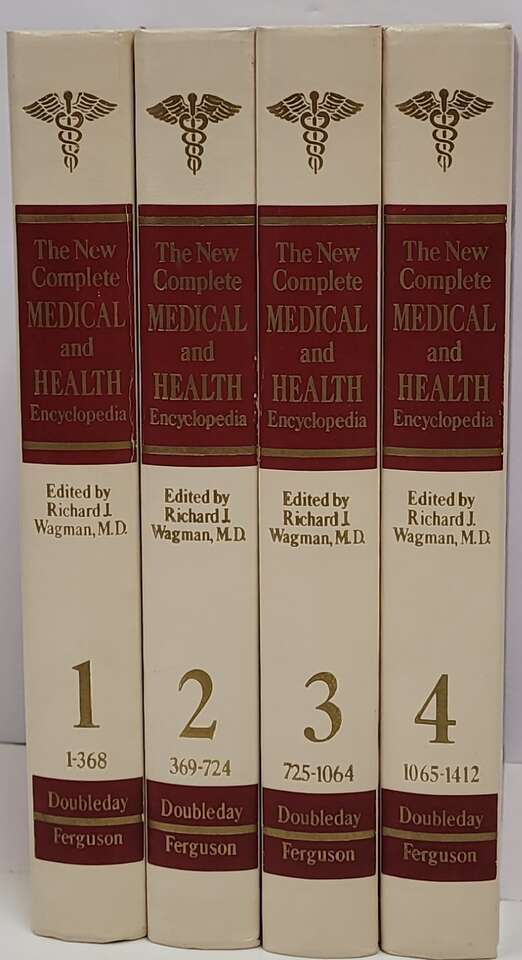 Vintage set of 4 "The New Complete Medical and Health Encyclopedia"