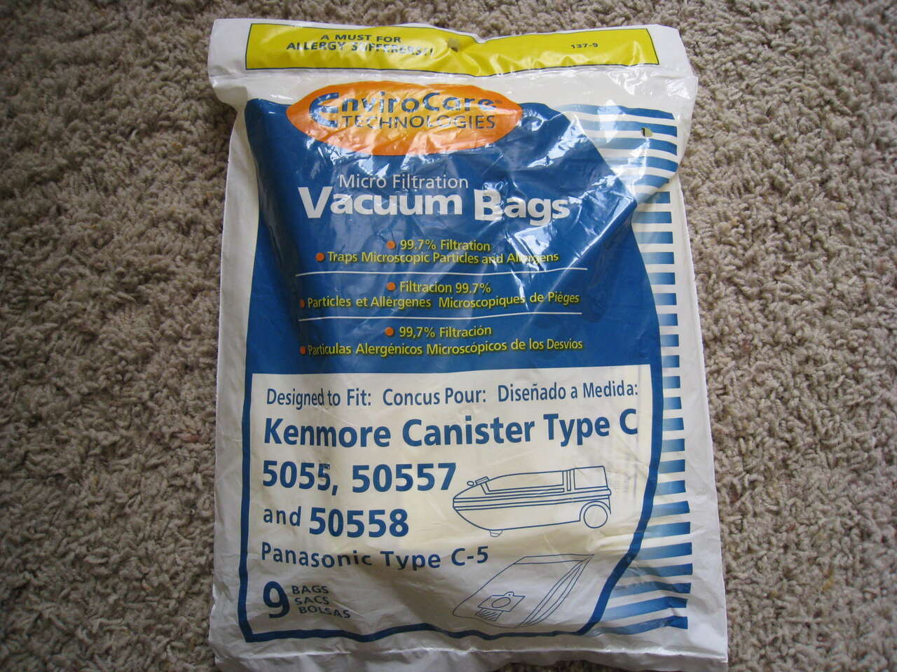 Vaccuum cleaner bags