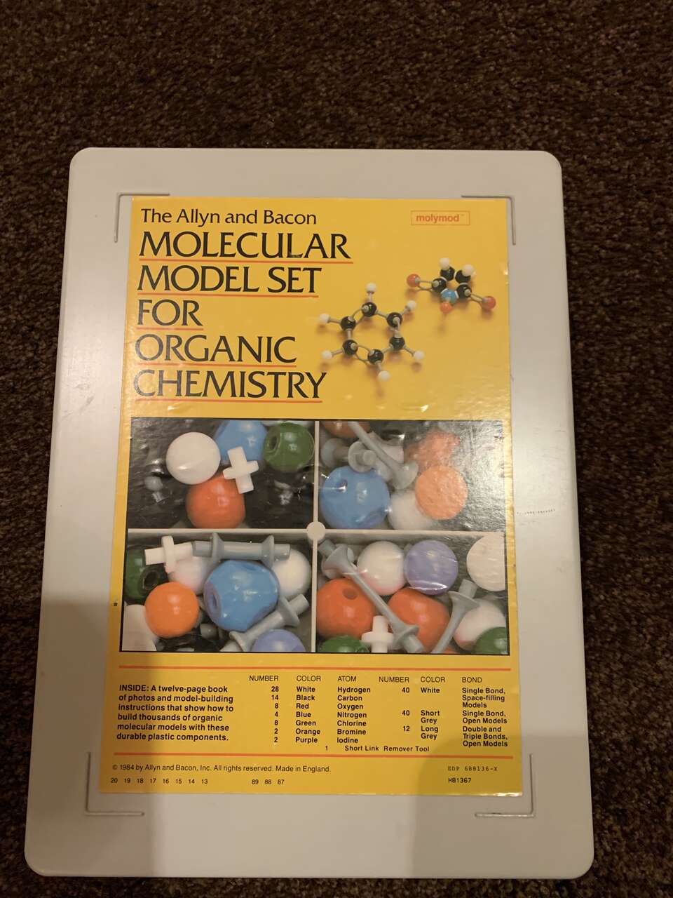 Allyn and Bacon Molecular Model Set