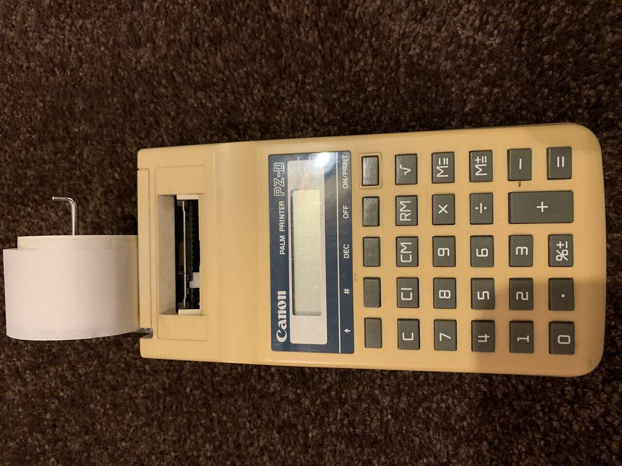 Canon Palm Printer - Calculator