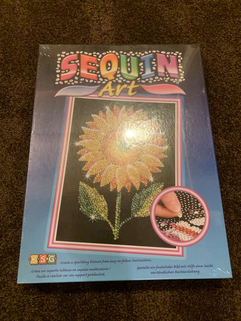 Sequin Art - Sunflower Kit