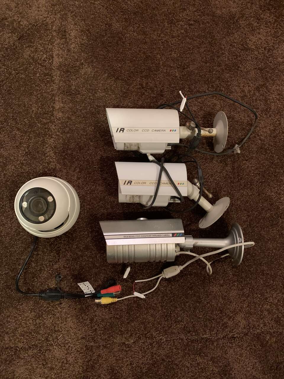 4 Infrared (IR) Surveillance Cameras