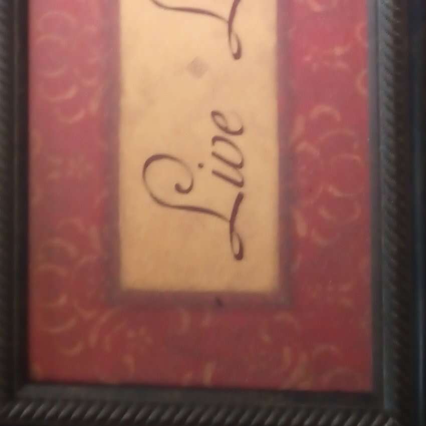 home decor live laugh love