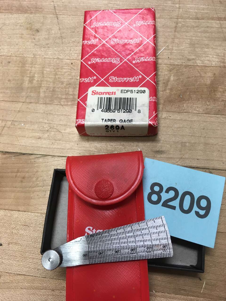 Starrett Taper Gauge Set No. 269A