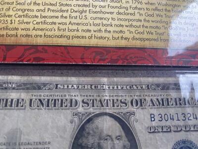 1935 Silver Certificate Dollar Bill