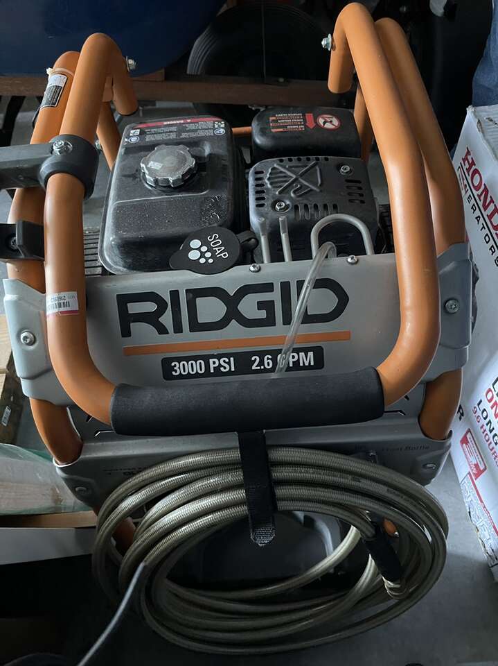 Commercial-grade Ridgid Pressure Washer