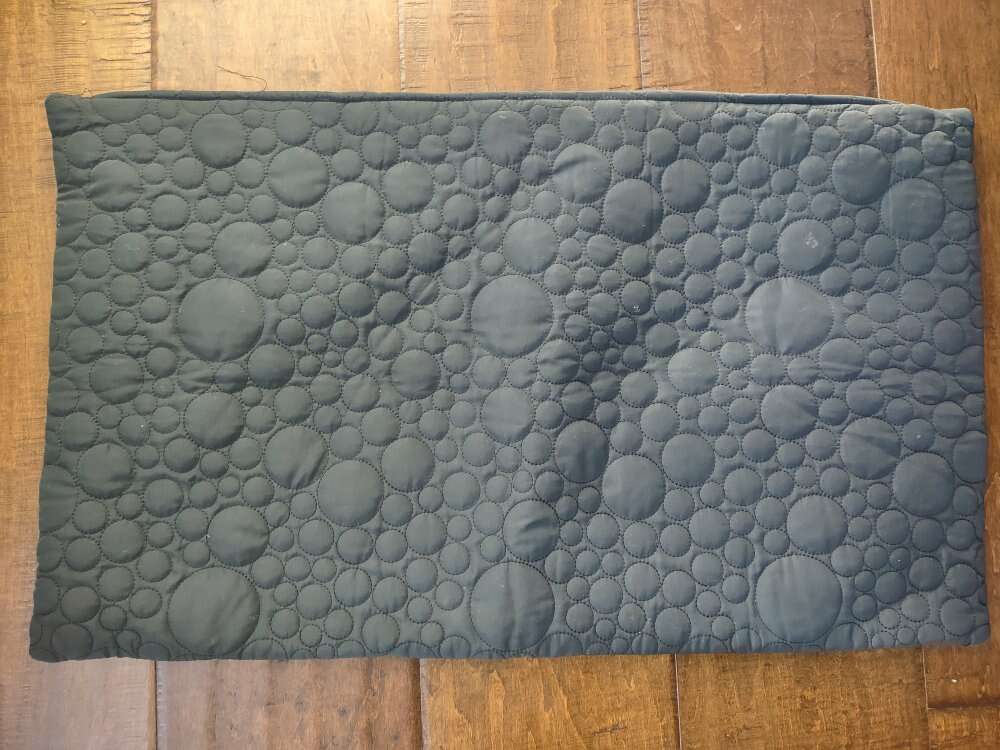 Black 15x26 Decorative Pillow Cover, Circle Design