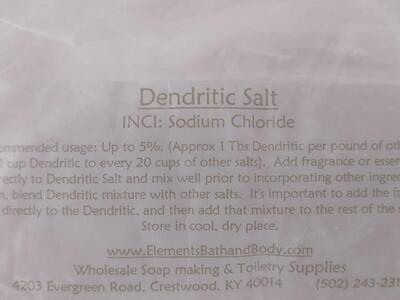 2lbs Dendritic Salt Cosmetic Grade for Scent Salts