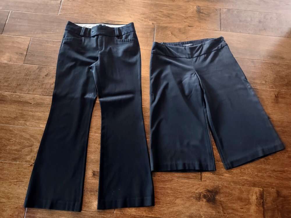 Womens 10 Banana Republic Black Pants, Culottes