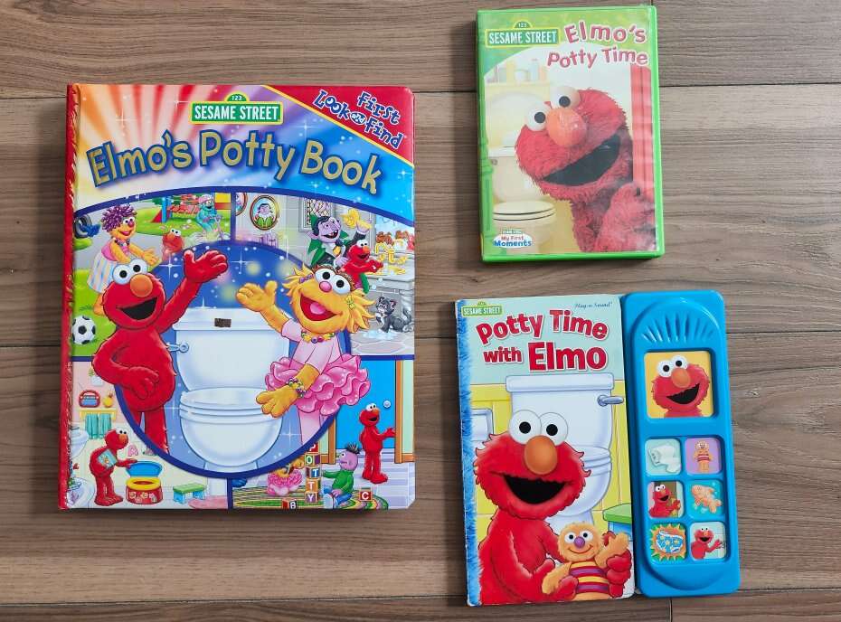 Elmo Potty Training Bundle 2 Book and DVD