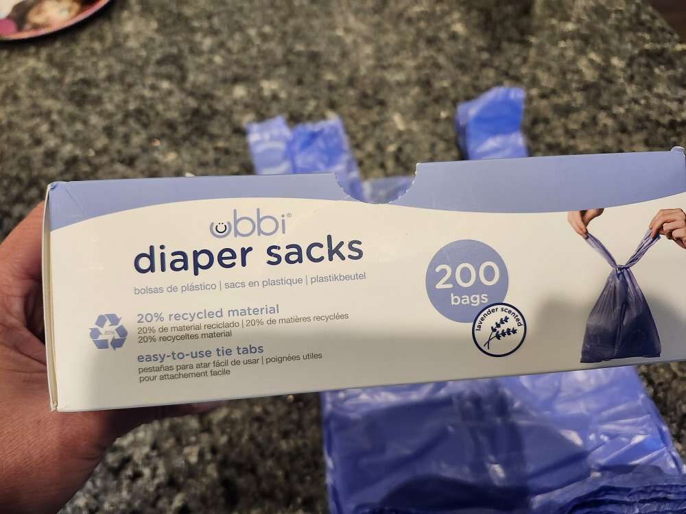 Ubbi Disposable Diaper Sacks, 85 Lavendar Scented