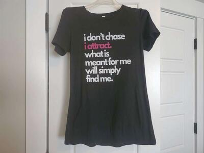 Womens Positive Affirmation T-Shirt, Brand New M-L