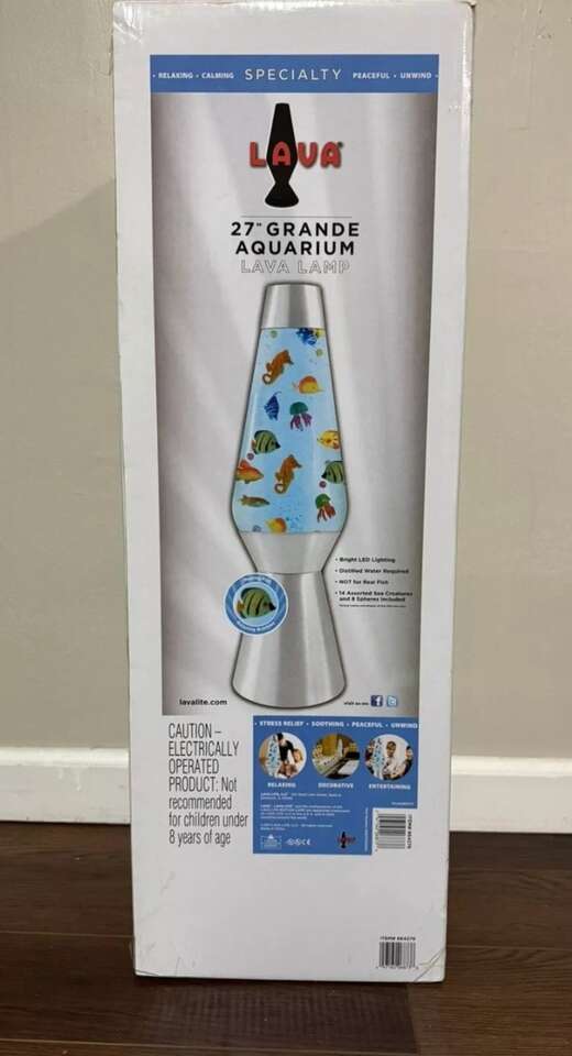 RARE Lava Lite 27" Grande Lava Lamp Aquarium Swimm